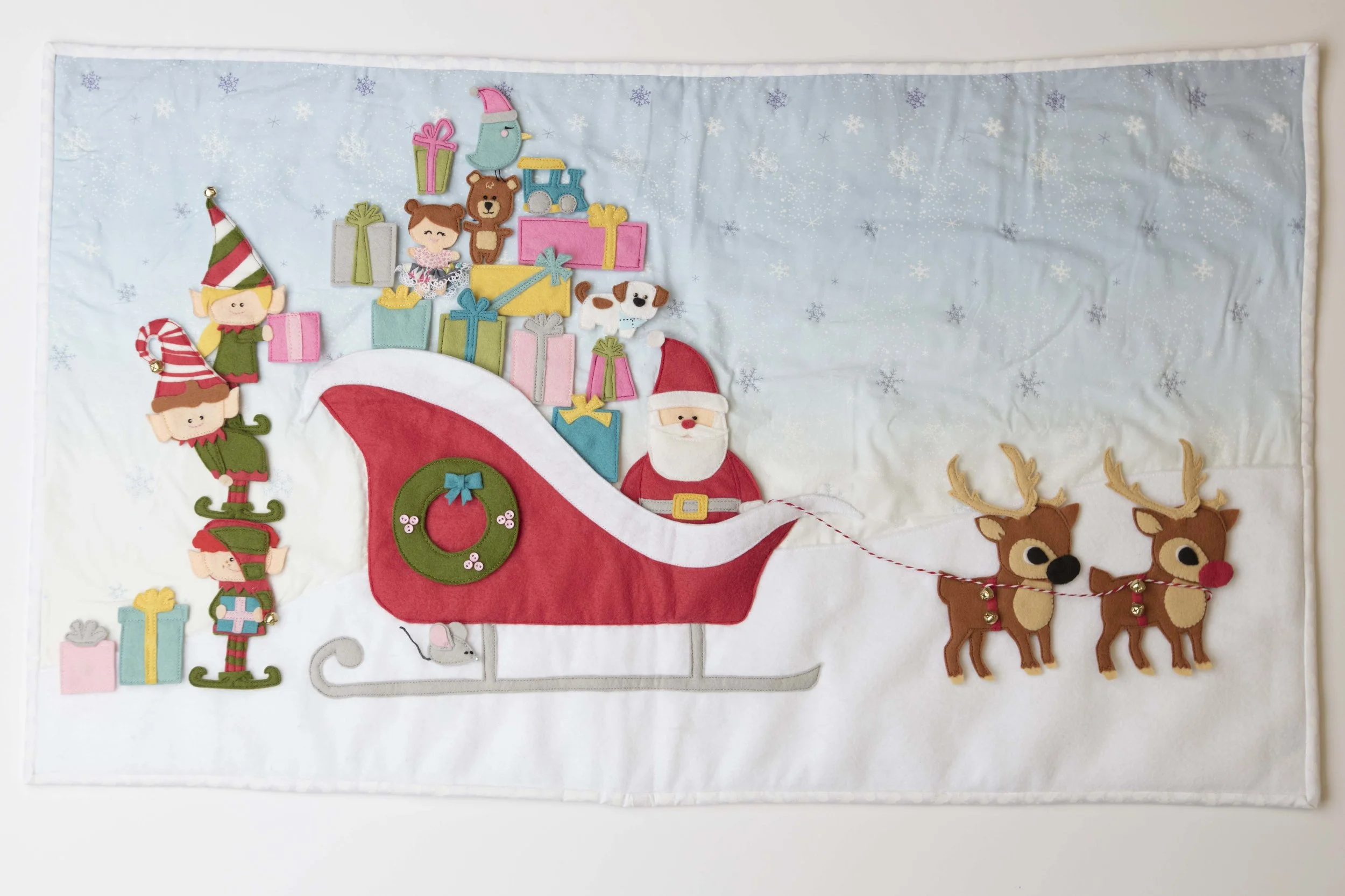 Santa's Sleigh Advent Calendar
