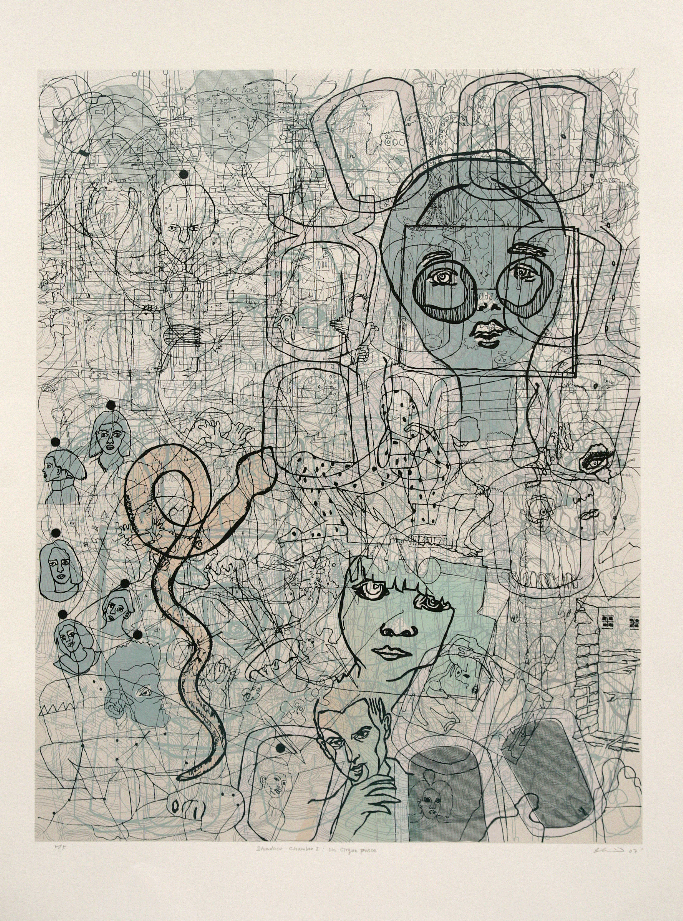    Le Cirque Passe  , 2009, silkscreen, 29.5x22 inches 