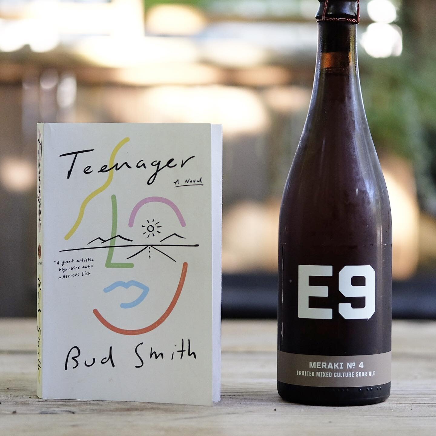 We&rsquo;re dabbling in all the drama of young love today with &ldquo;Teenager&rdquo; by Bud Smith, and popping the top on this Meraki No.4 from E9 Brewing. 

Smith&rsquo;s novel takes a classic American trope and turns it on its head. Kody and Teal,