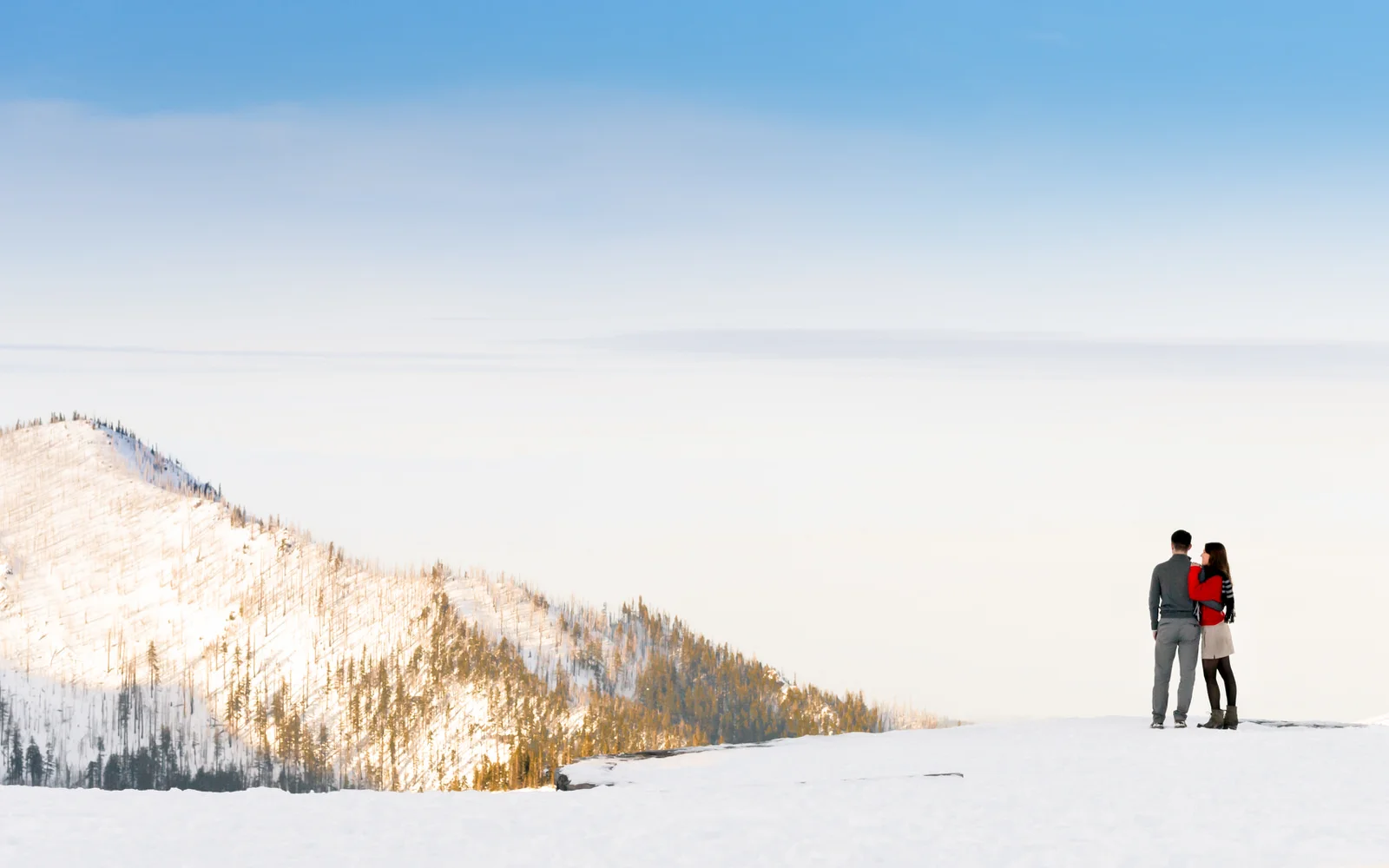 Hurricane Ridge Snowy Engagement Photos Seattle Wedding.jpg