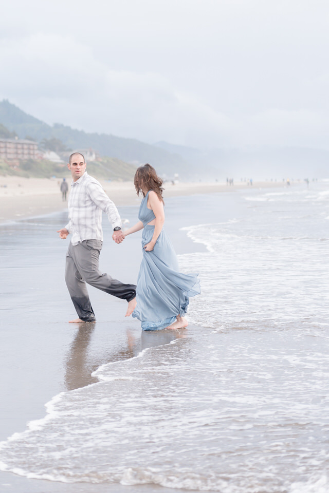 Beach Engagement photos PNW