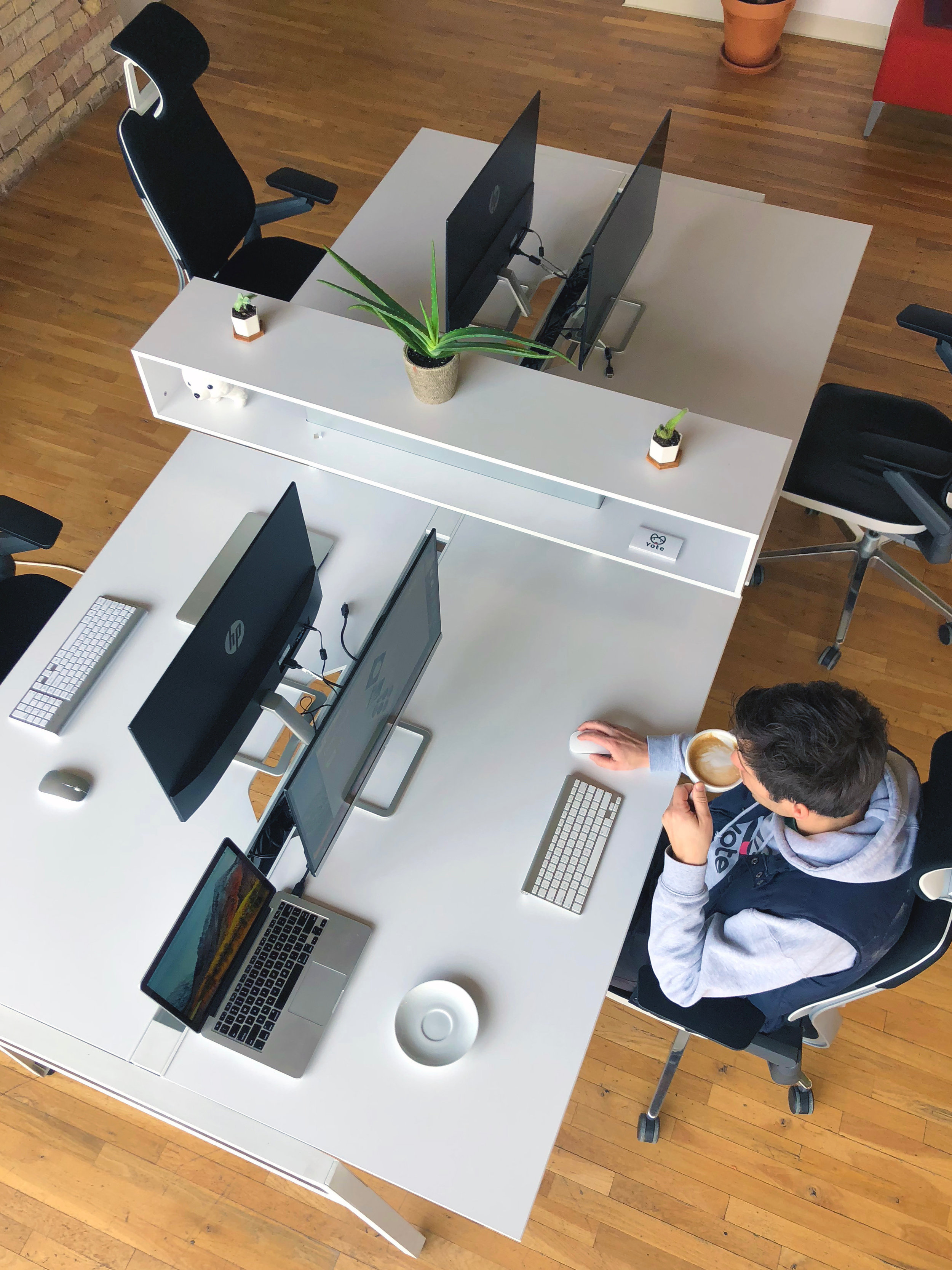 Steelcase Gesture chairs and BIVI workstation