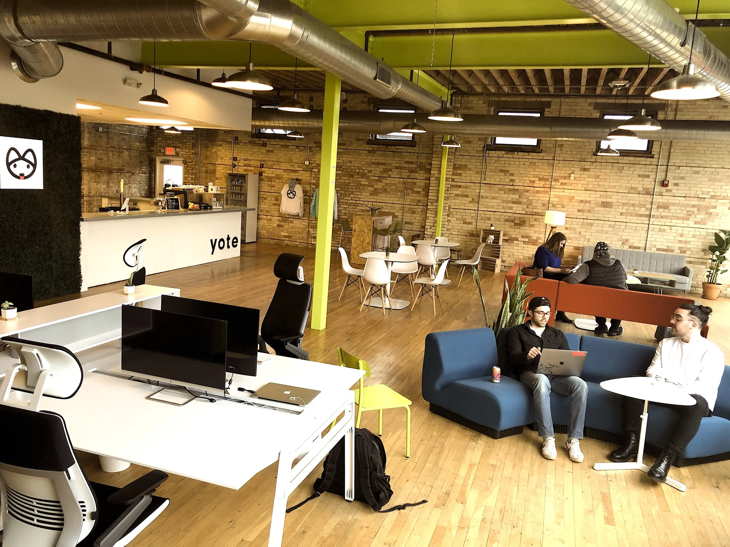 Start-up inspired space.