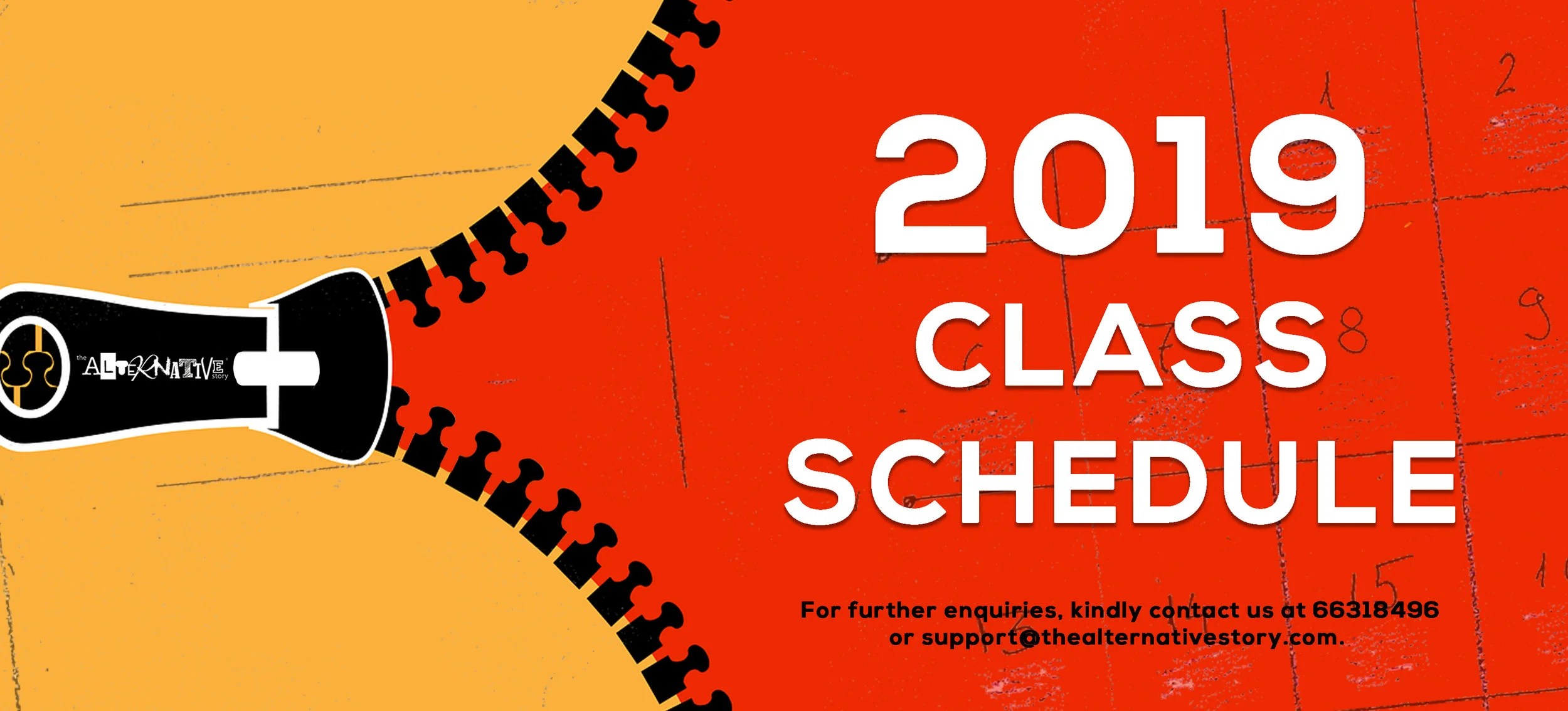 TAS 2019 Class Schedule