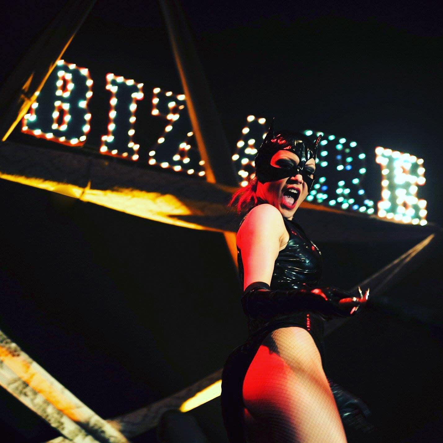 #cabaretbizarre is not a show, it&lsquo;s a life style! @lola on our stage in 2018.📷@ottoboehne  #sexy #queer #noirbizarre #queerpride #queer #queerartist #queerlesque #pole #poleartist #photography #beauty #halloween #halloweencostume #darkcircuspa