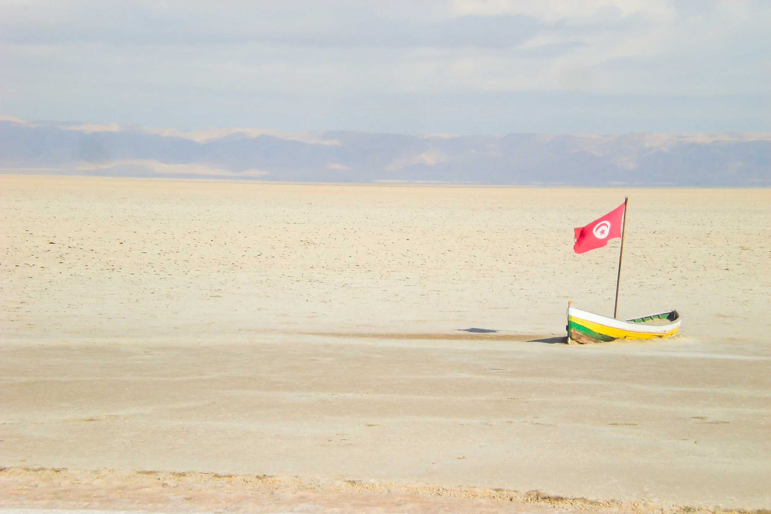 A Boat in the Sahara Desert