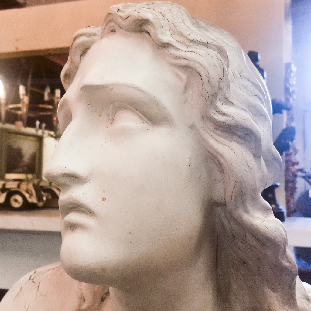 victorian statue of St John saved from an Edinburgh church