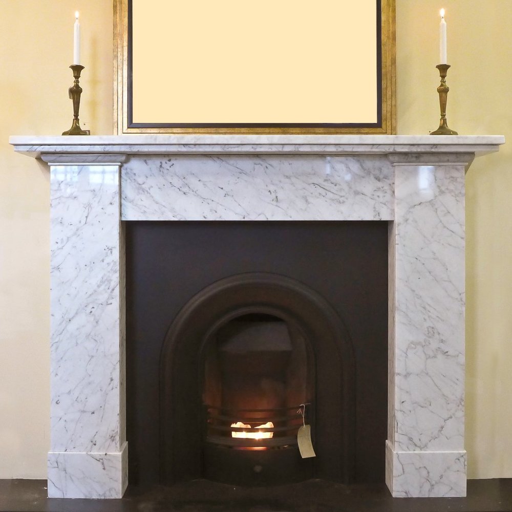The Holyrood Carrara 0345 Architectural Salvage Holyrood Architectural Salvage, Marble Fireplace Restoration Edinburgh