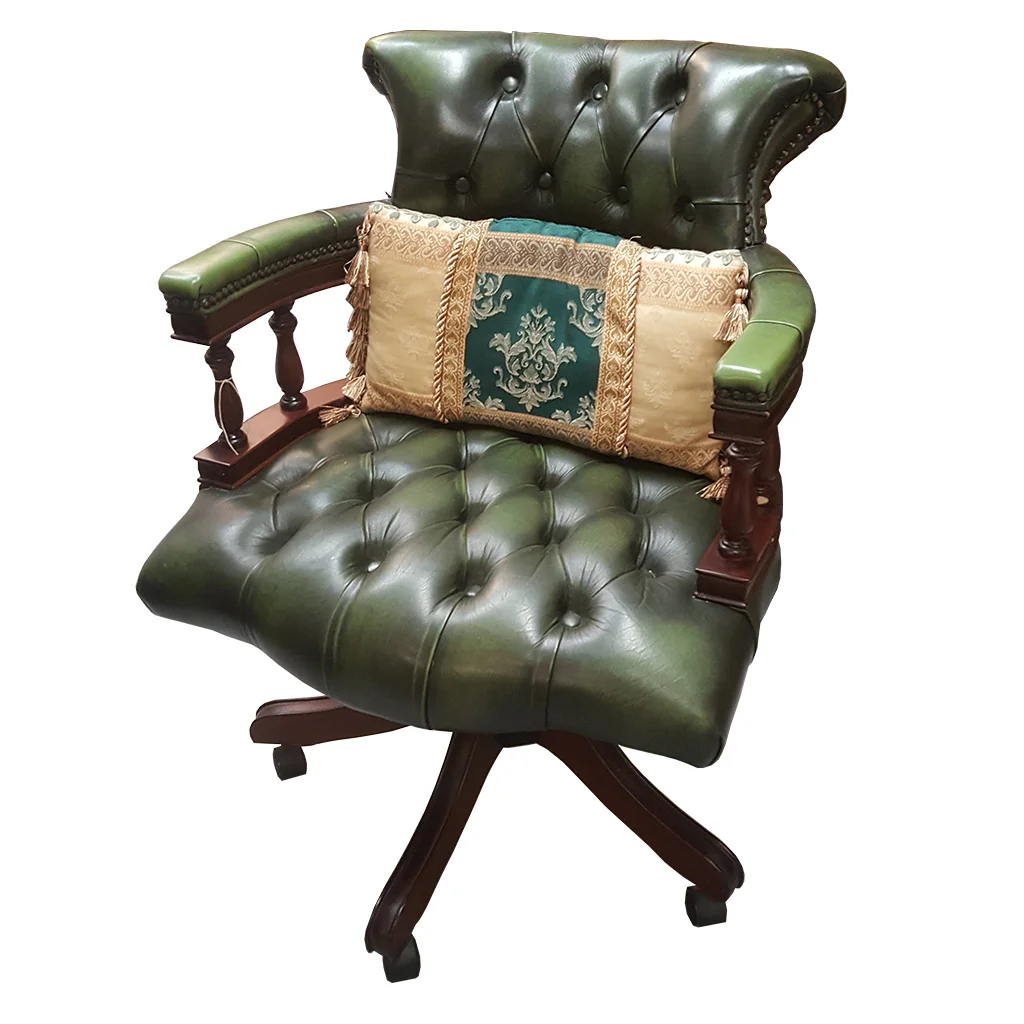 1202 Green Leather Desk Chair.jpg