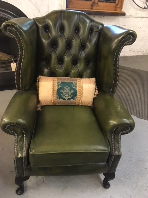 winged back chair green holyrood eh16 4ap
