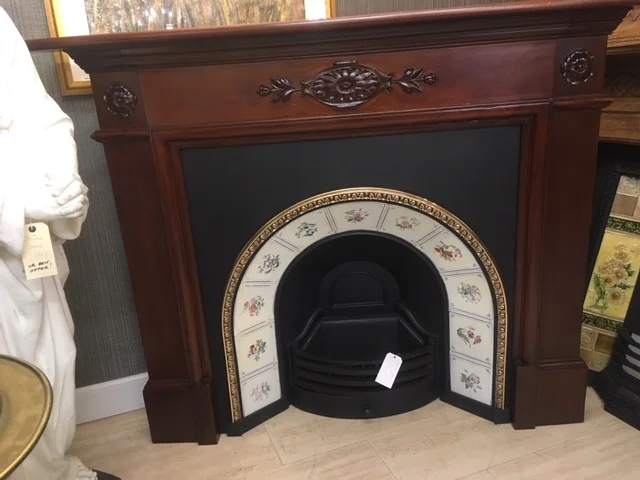 dark wood fireplace eh16 4ap 