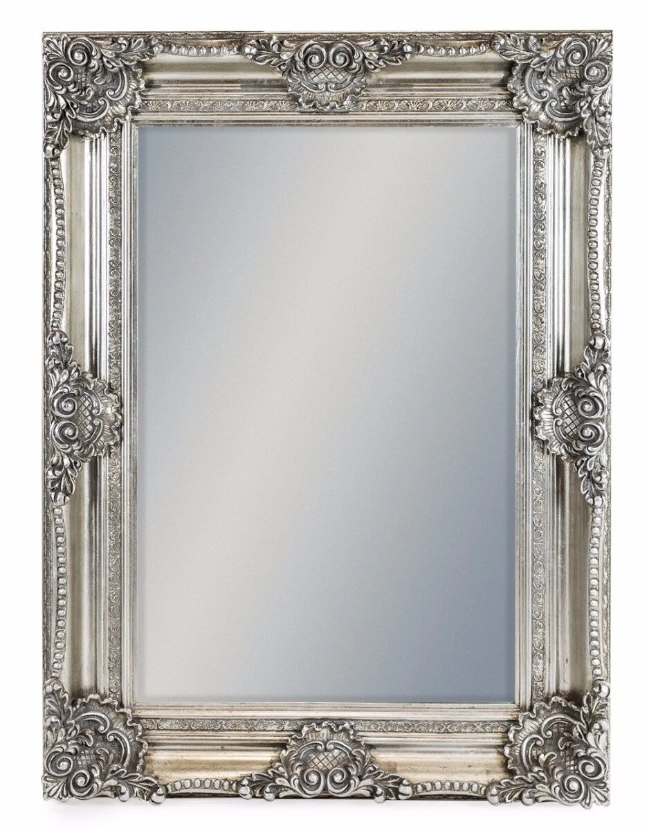 large decorative silver mirror, antique mirror, holyrood salvage,