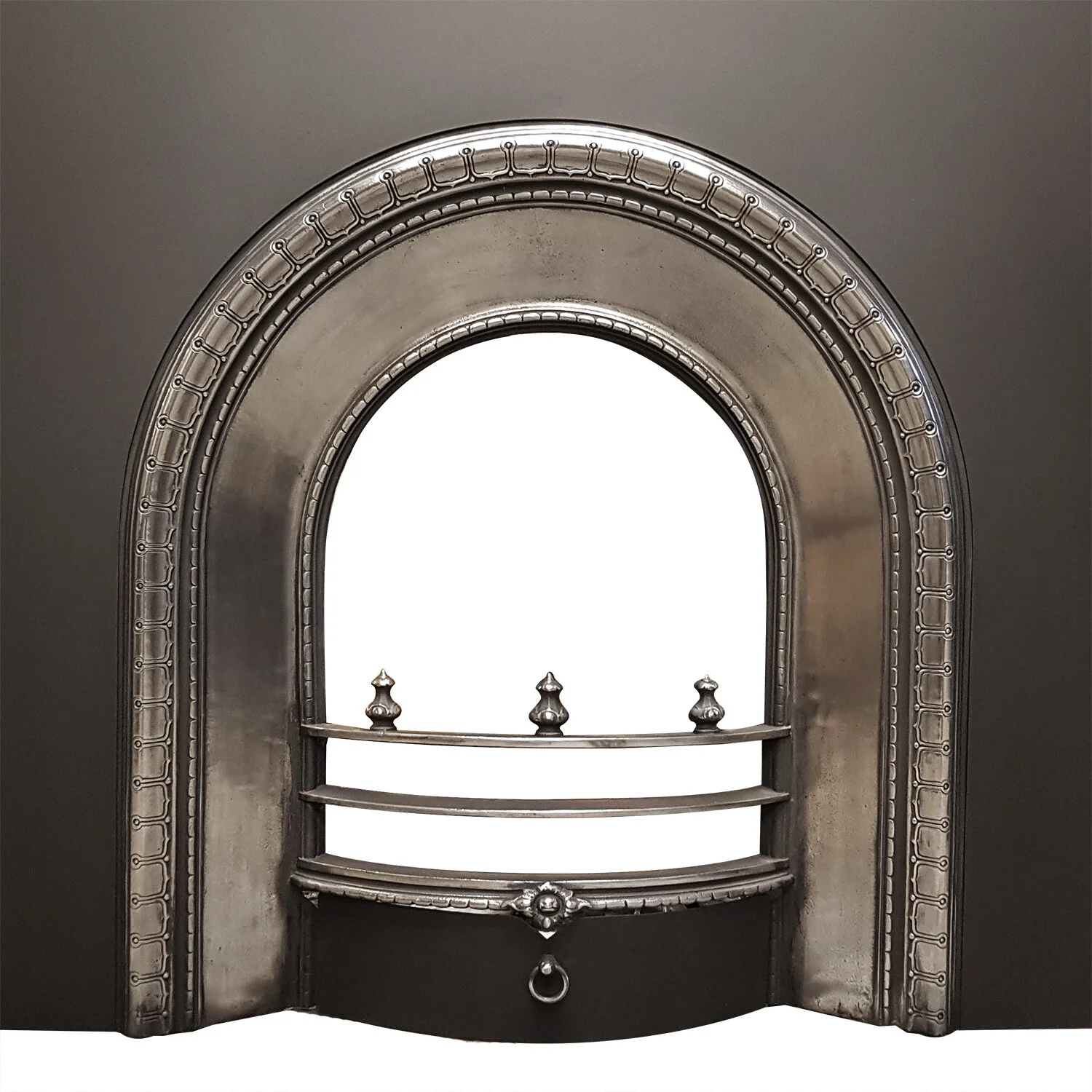 1518 Polished Iron Fireplace Insert.jpg