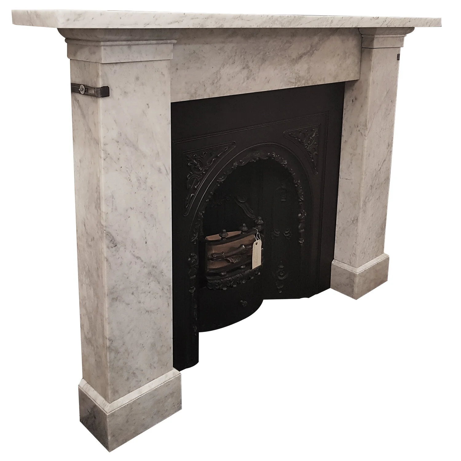 1504 Carrara Marble Mantel.jpg