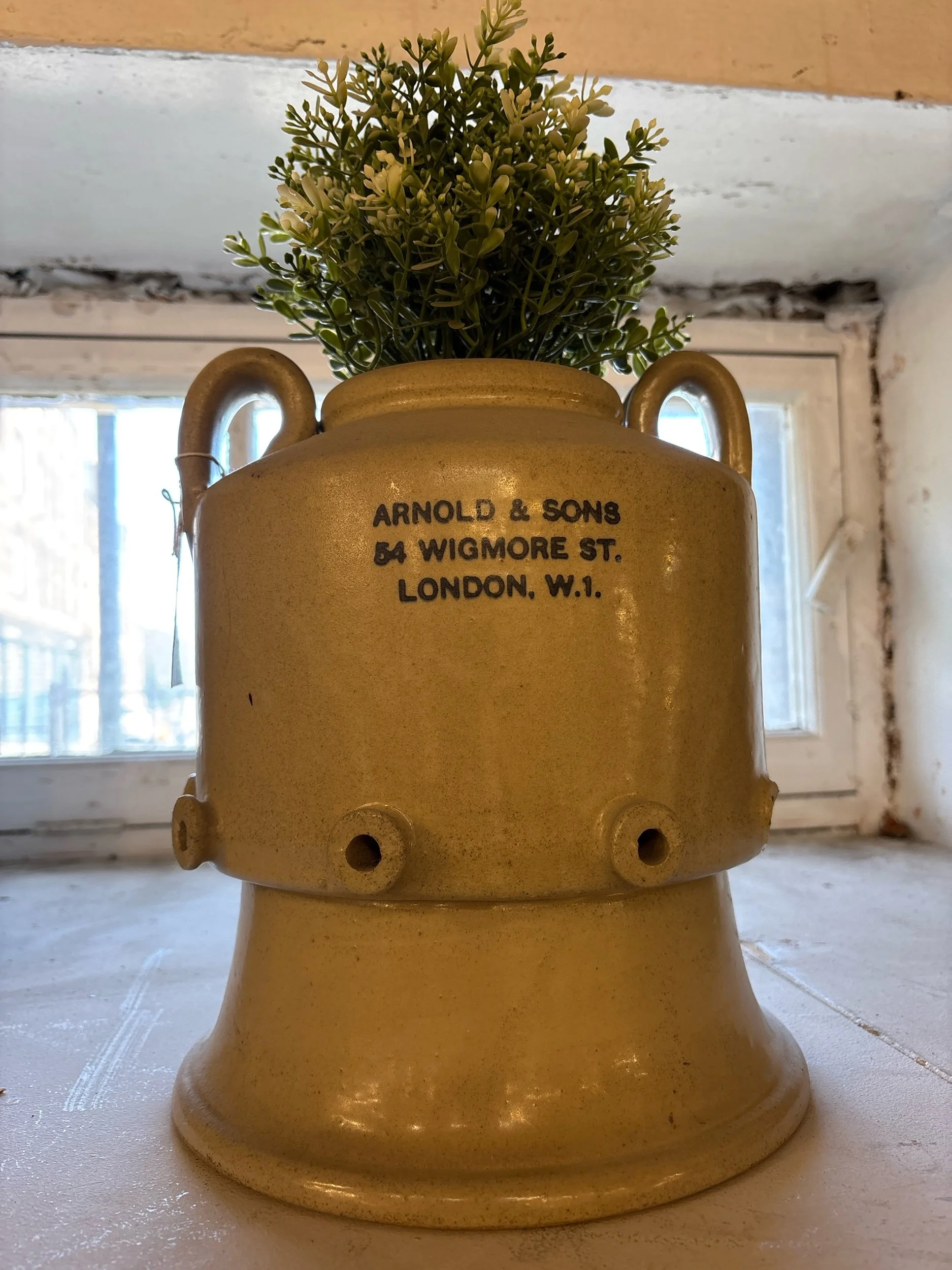 ceramic infant feeder, early 20th century, antique nursing aid.