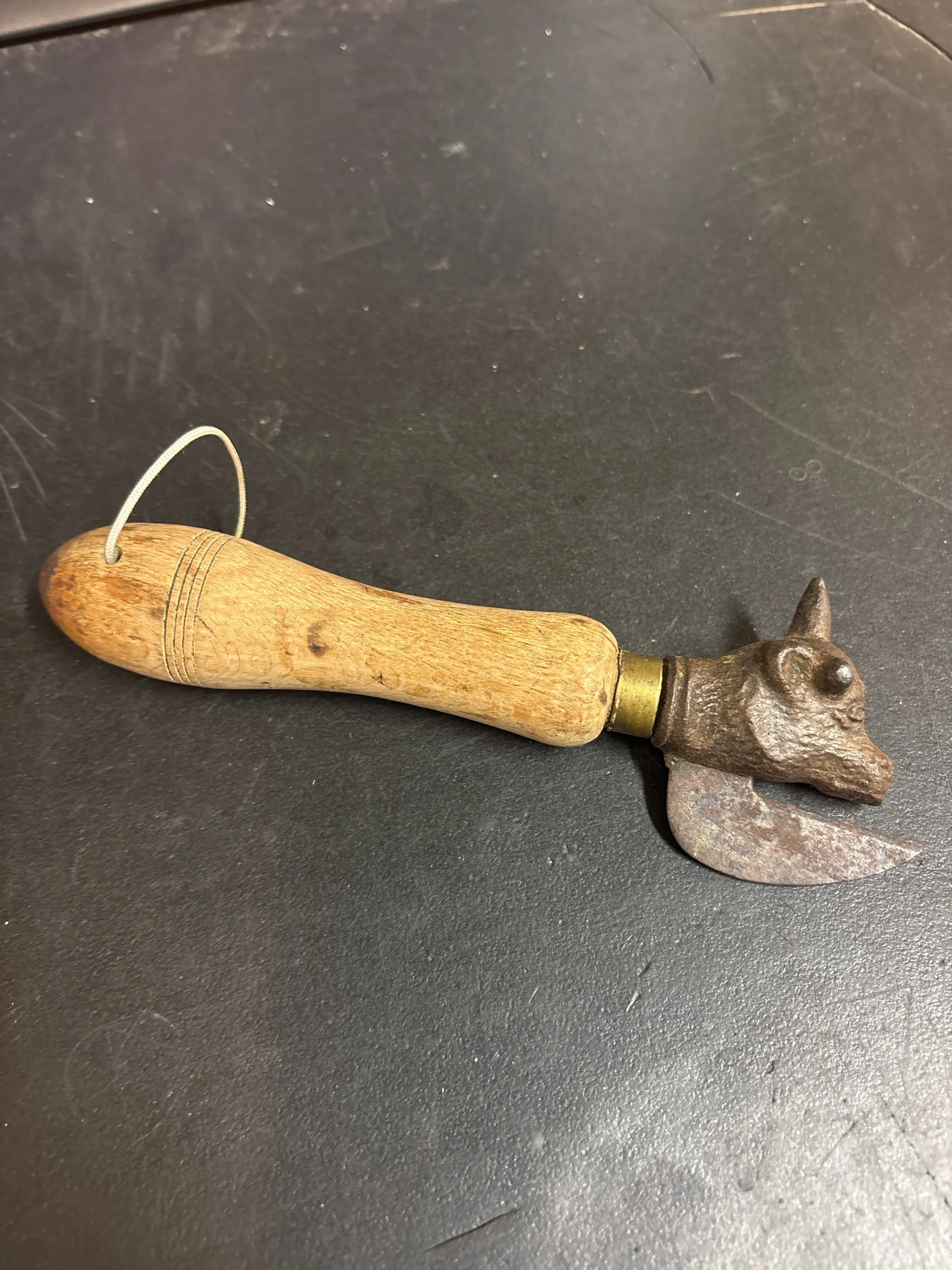 bully beef can opener circa 1900 at Holyrood Salvage in Edinburgh