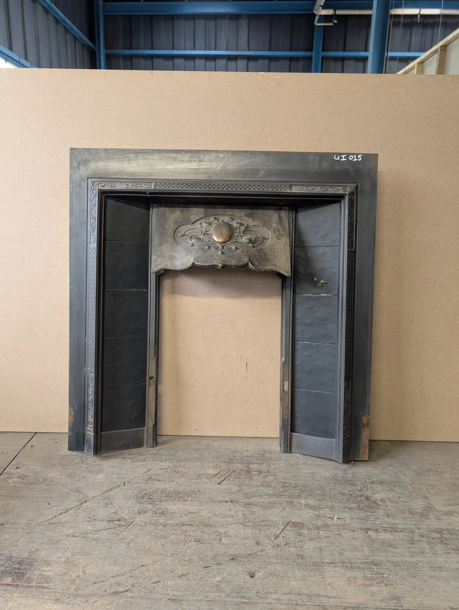 Original Victorian Tiled Fireplace Insert