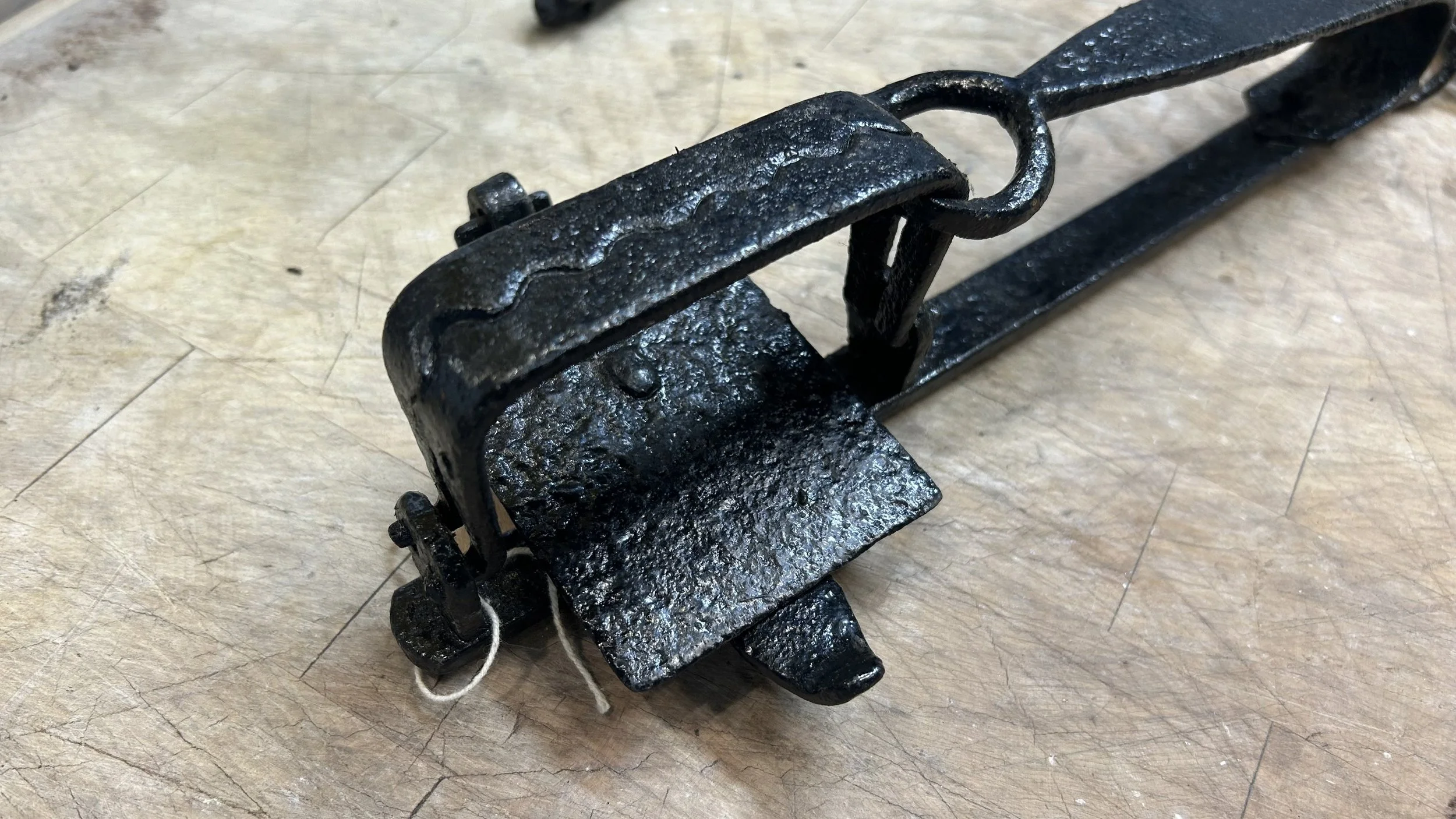 Antique "S Griffiths" small animal trap K215