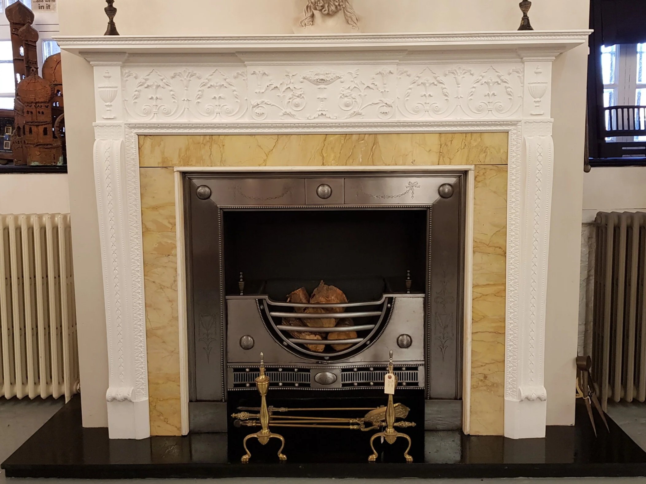 Large Victorian / Edwardian Georgian Revival Fireplace Suite 0008