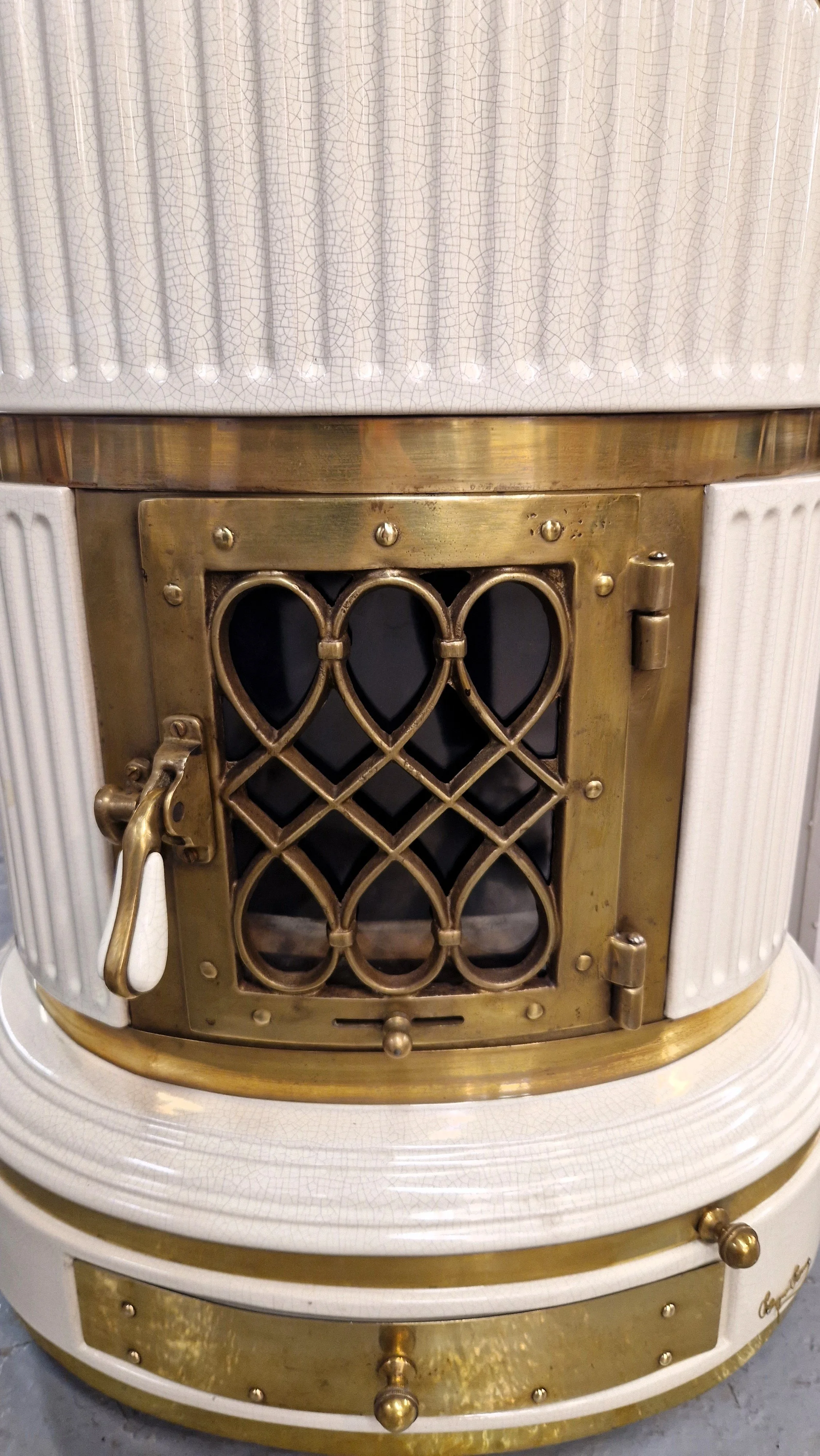 Wood-burning stove from the 20th century