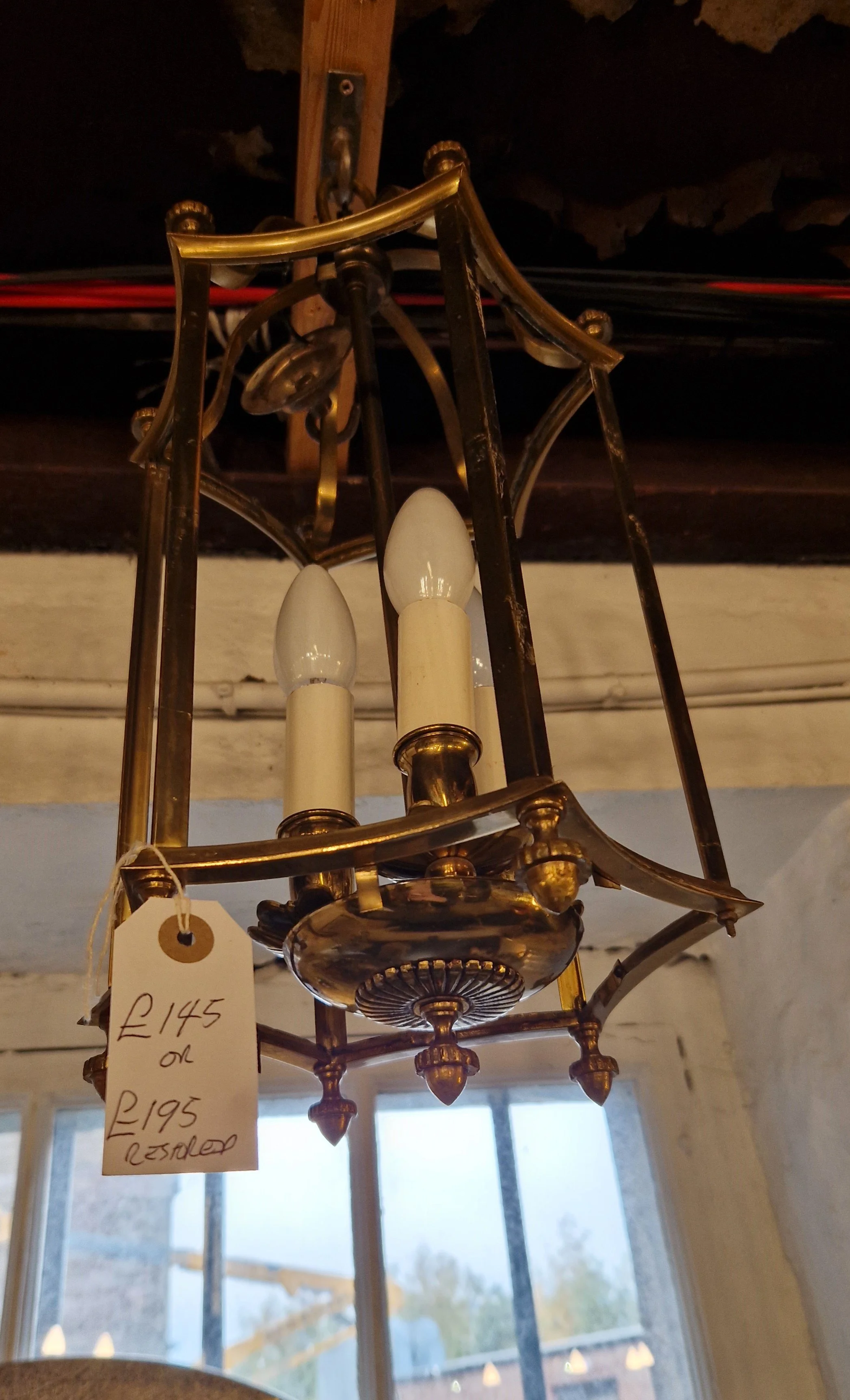 Lantern from Holyrood salvage in Edinburgh