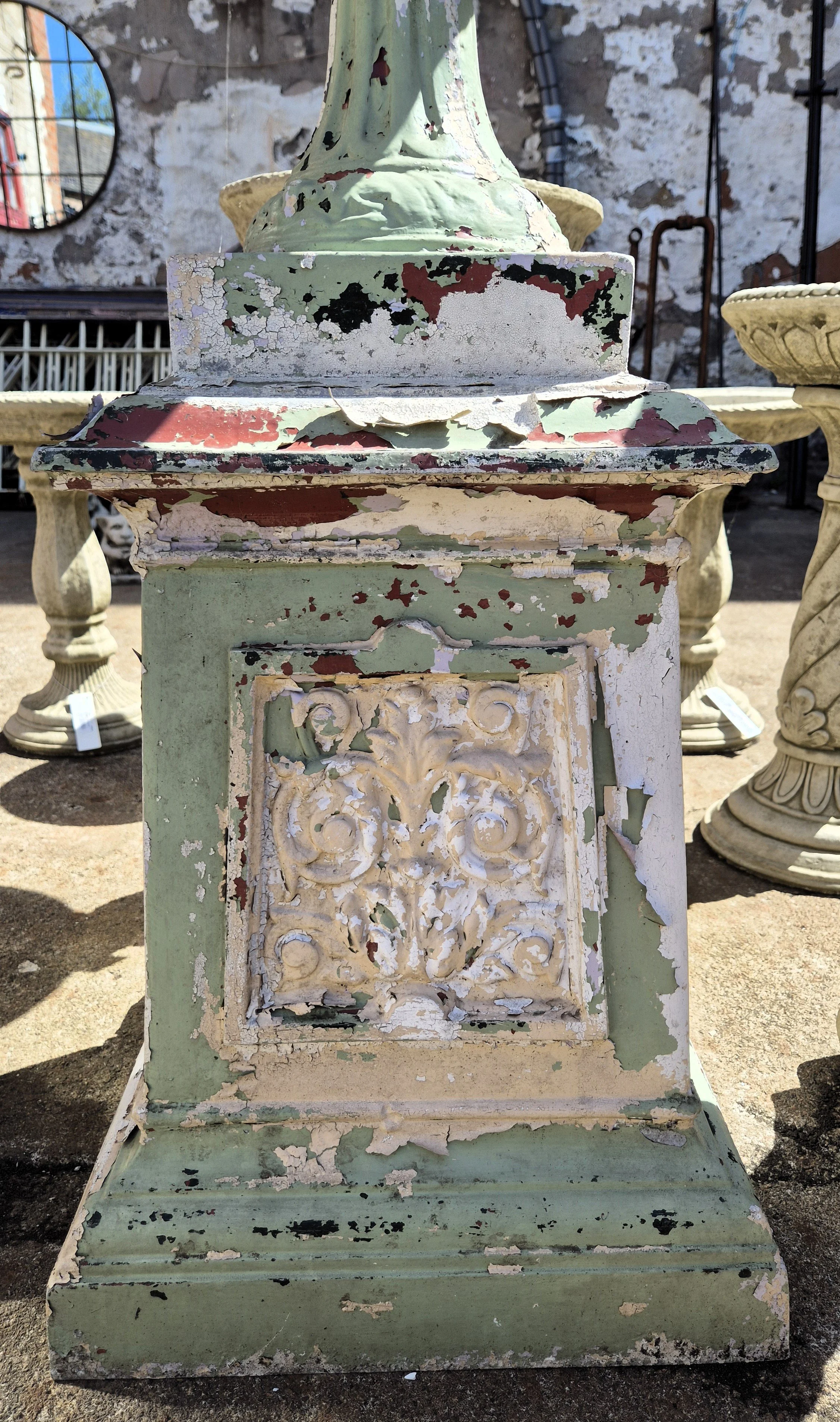 Victorian garden urn reclaimed from an Edinburgh garden