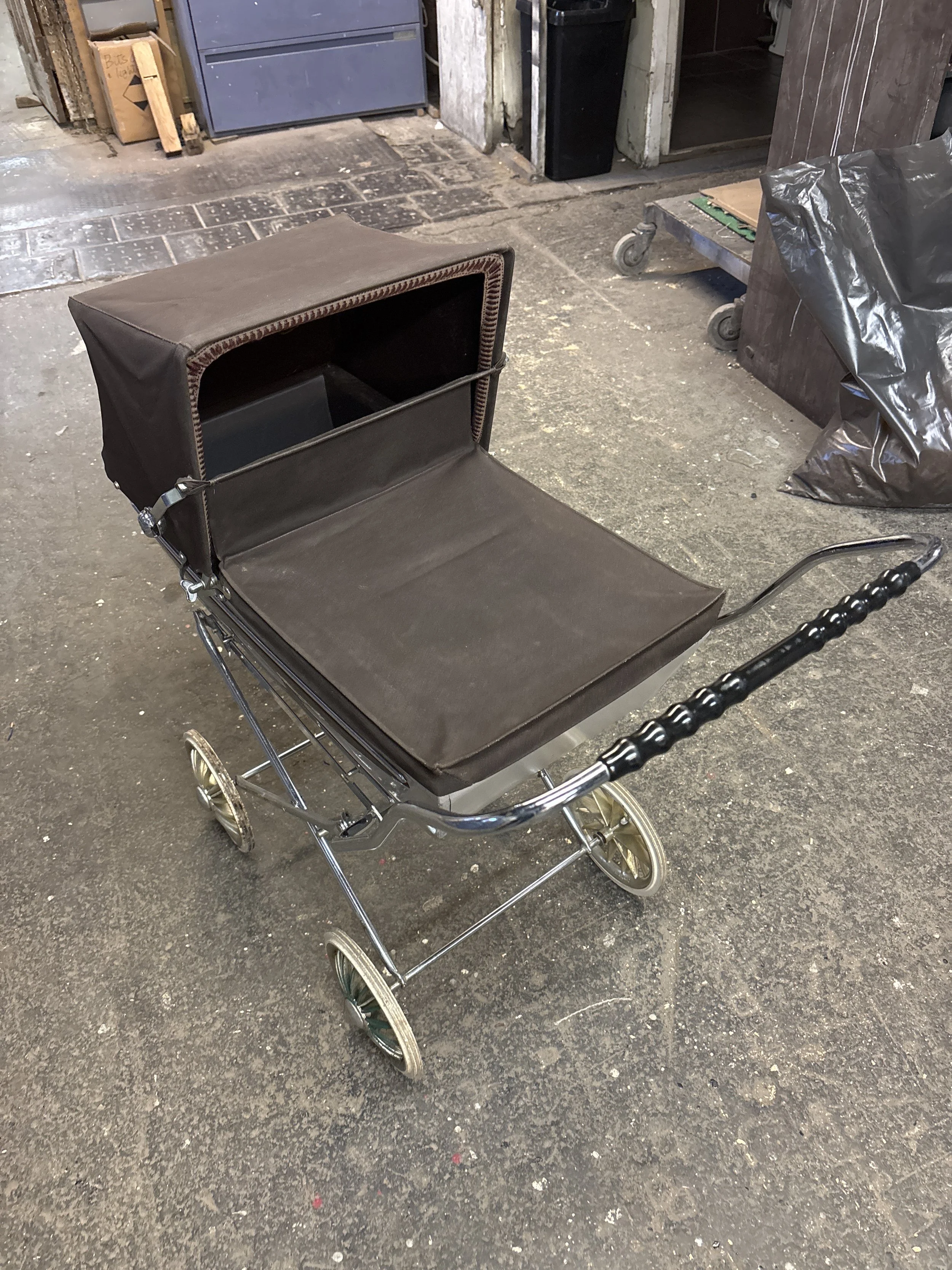 Vintage silver cross from Holyrood salvage in Edinburgh