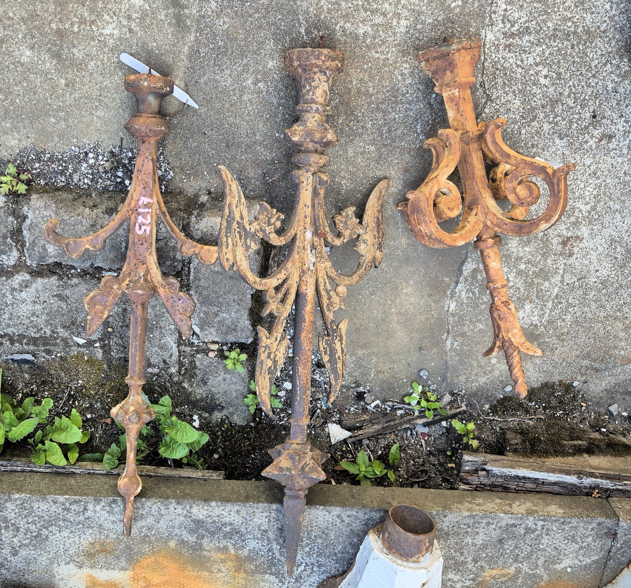 Various finials