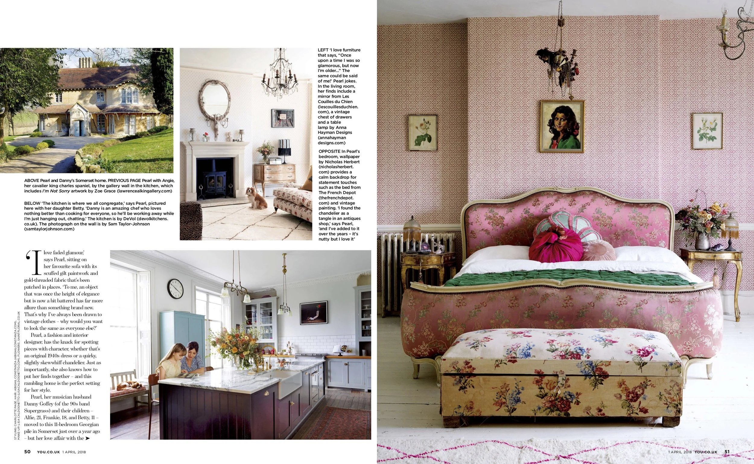 Pearl Lowe, Berry Goffey YOU MAG