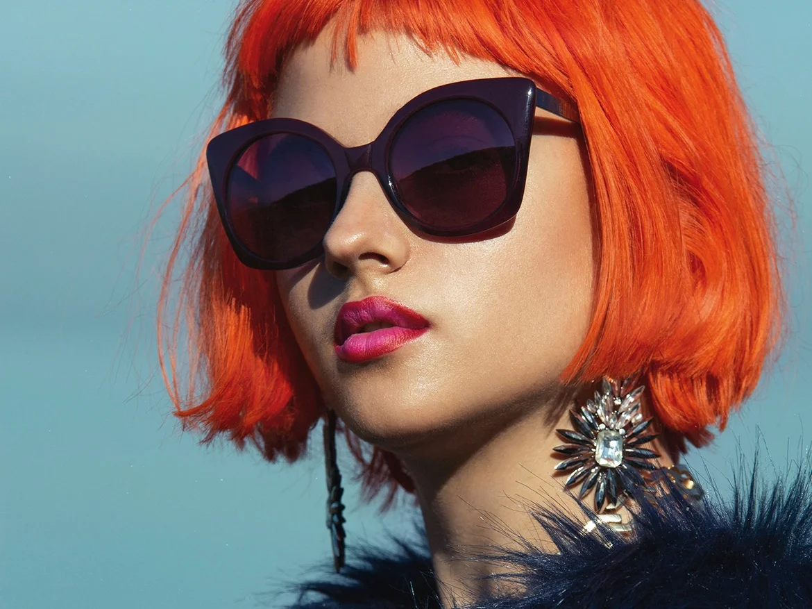 HUF Magazine Photographer/retoucher/stylist: Egle Vasi Makeup: Lisa Caldognetto using Sisley Model: Leony Jessup