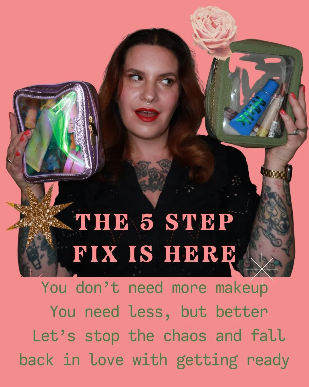 Your makeup bag shouldn&rsquo;t feel like a museum of regret purchases 💀

2026 is about less chaos, more confidence.

I made a free guide to help you strip it back, 5 simple steps that actually work in real life. No overwhelm. No 30-minute tutorials