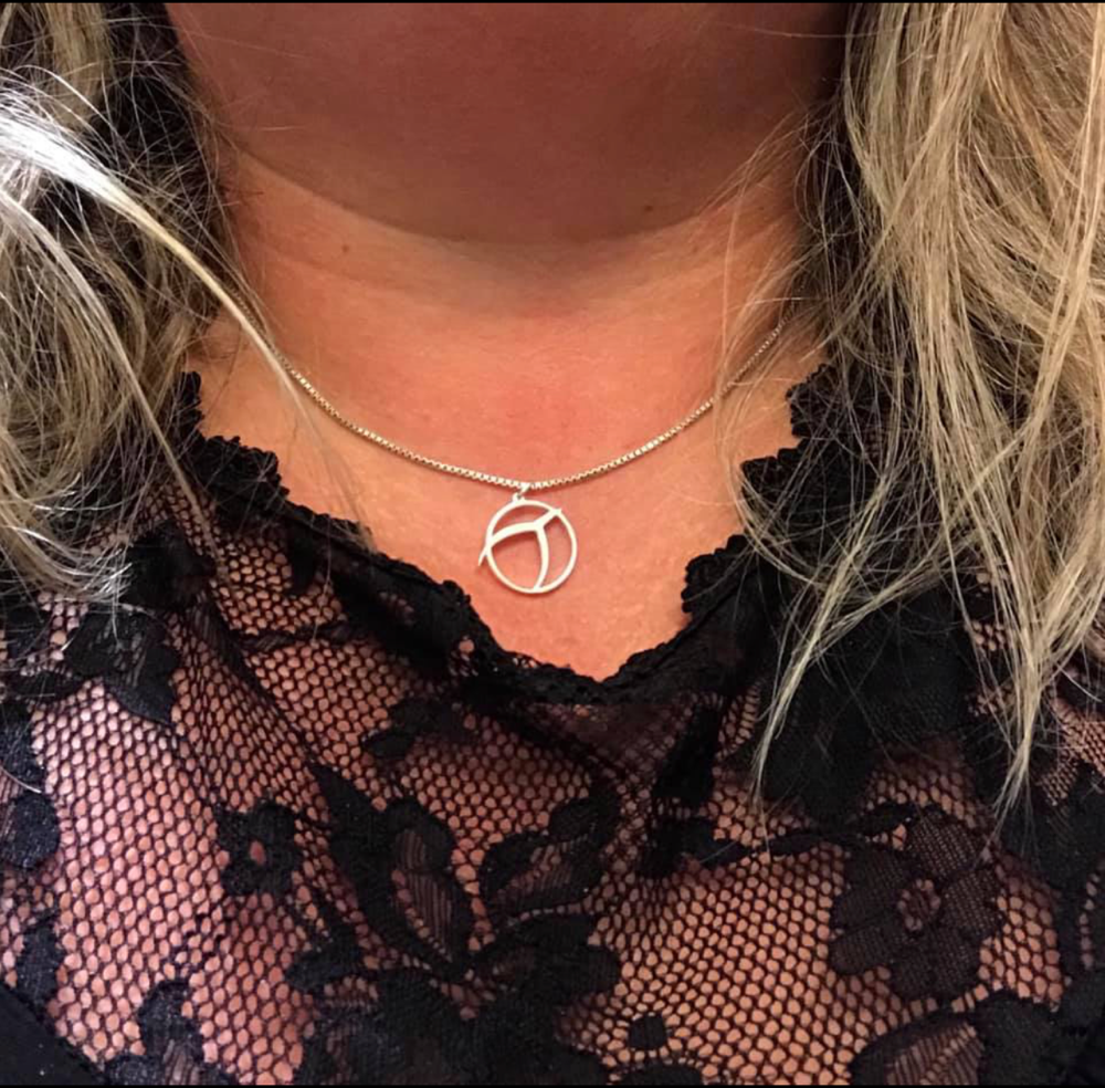 Invisible Pink Unicorn pendant atheist jewelry