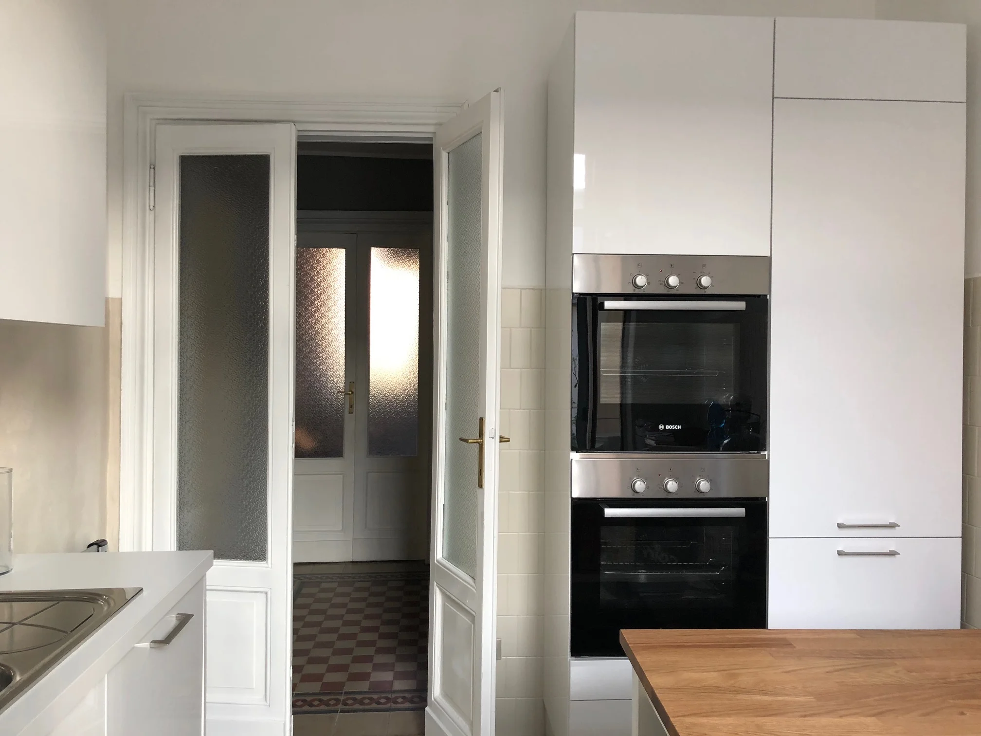 The new and improved kitchen. 