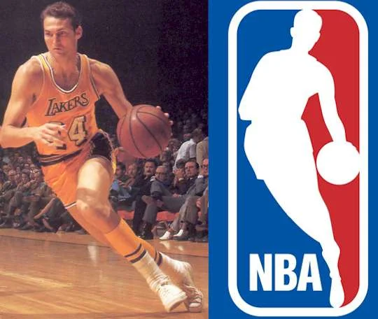 Photo of Jerry West that inspired the NBA logo: Logo My Way