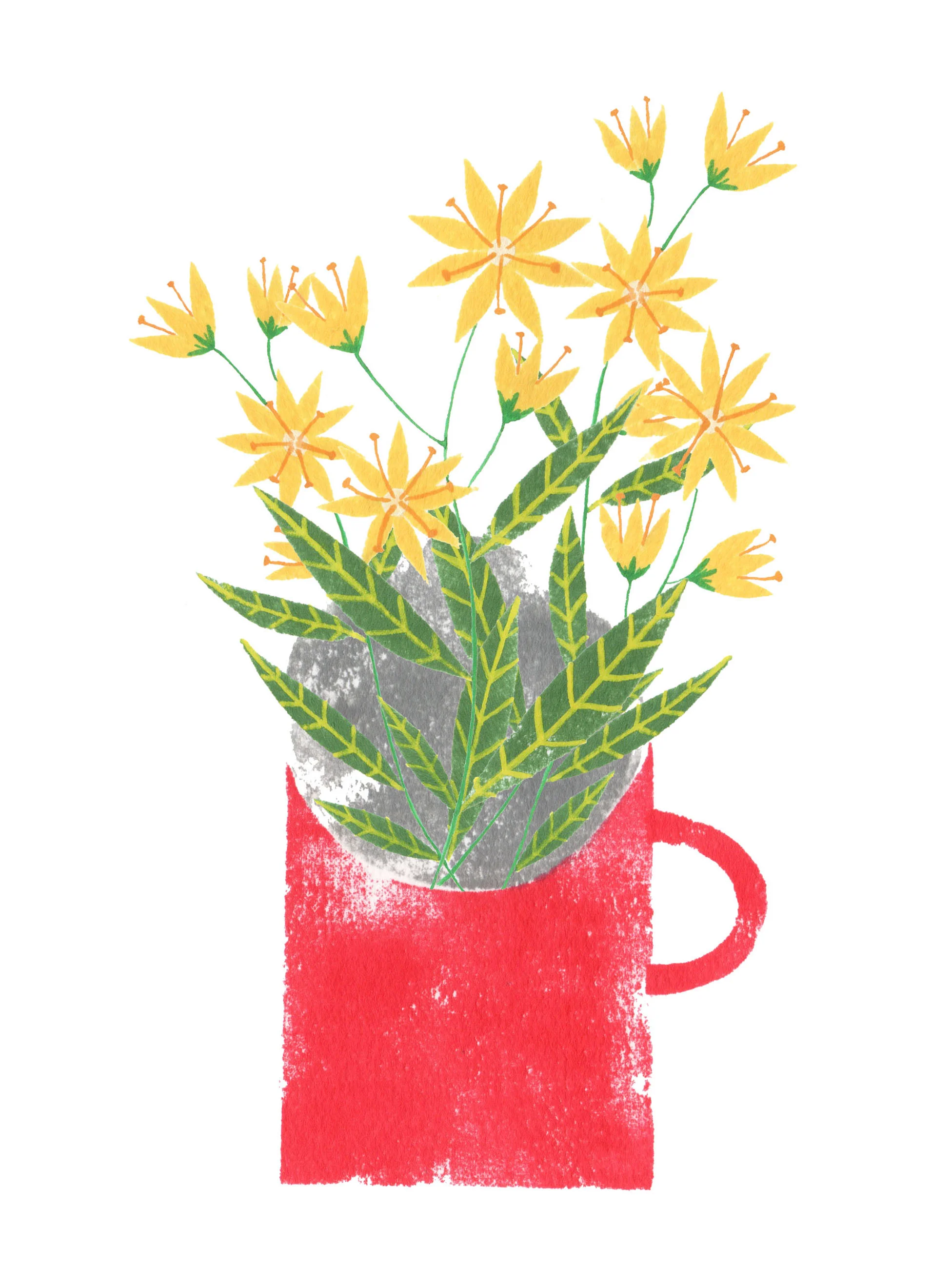 Mug of flowers