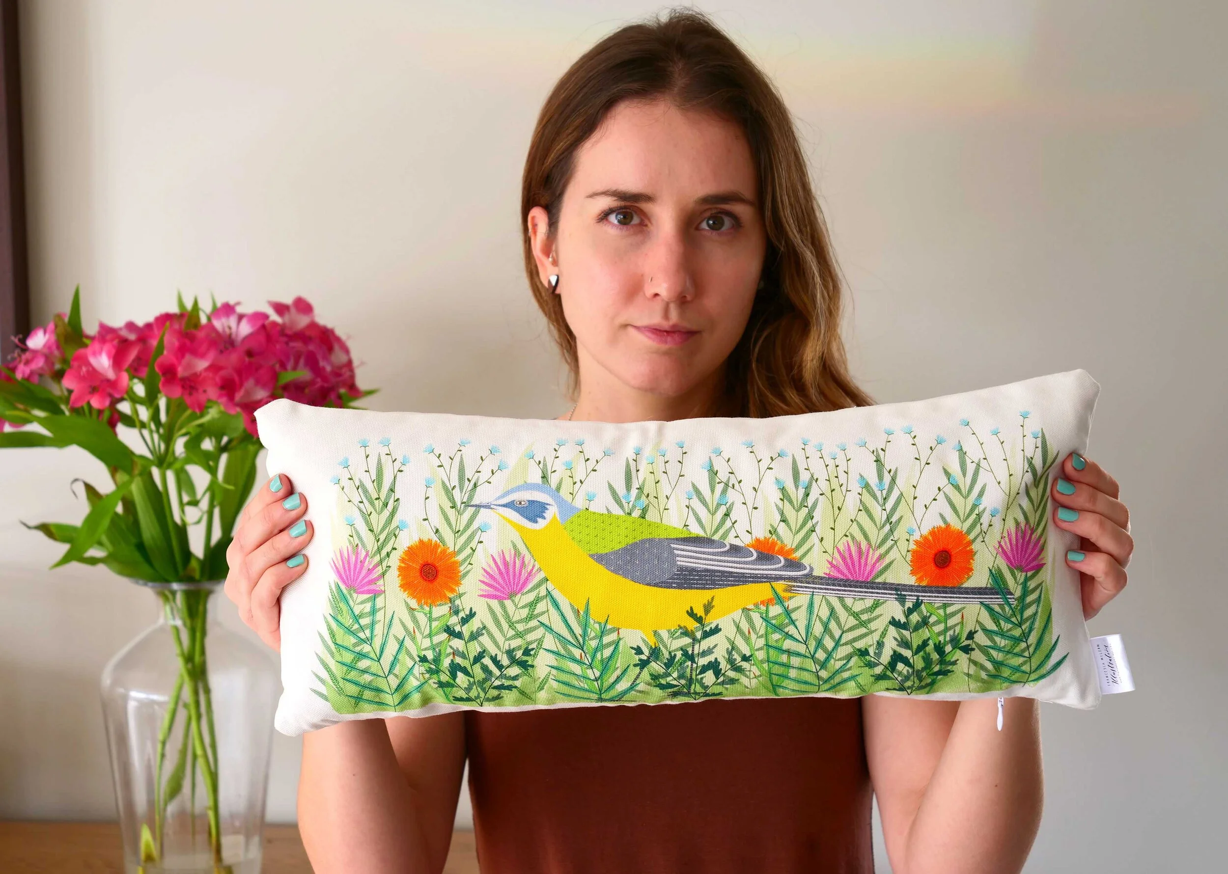 me with birds cushion for web.jpg