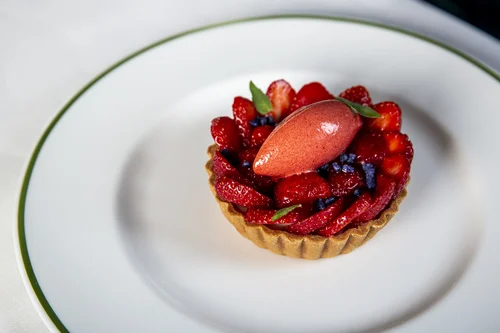 Strawberry Tartlet at Charlie’s