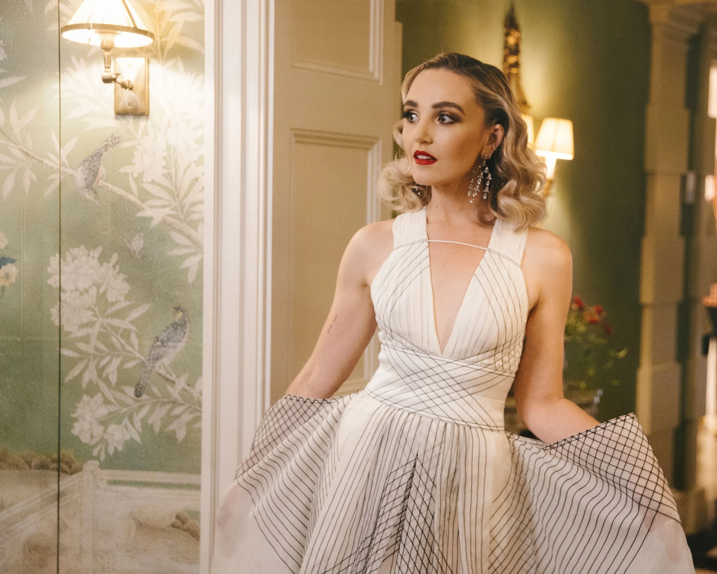  Chloe Fineman in custom Tory Burch for the Met Gala 