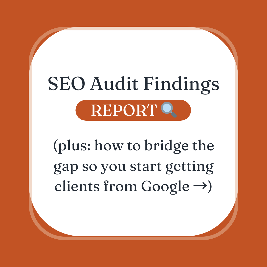SEO Audit Report Findings