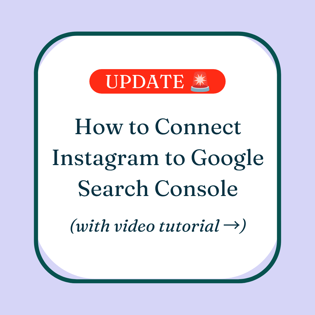 How to Connect Instagram to Google Search Console