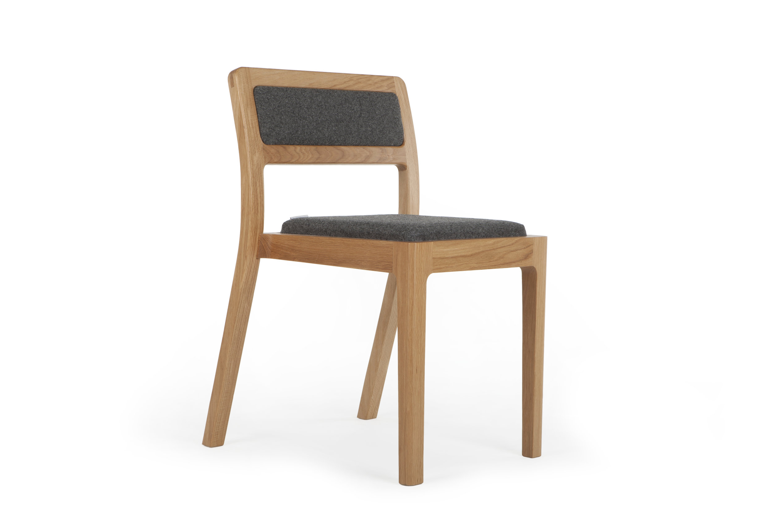 Oak Long Eaton Stacking Chair