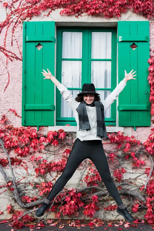 Jump in Giverny