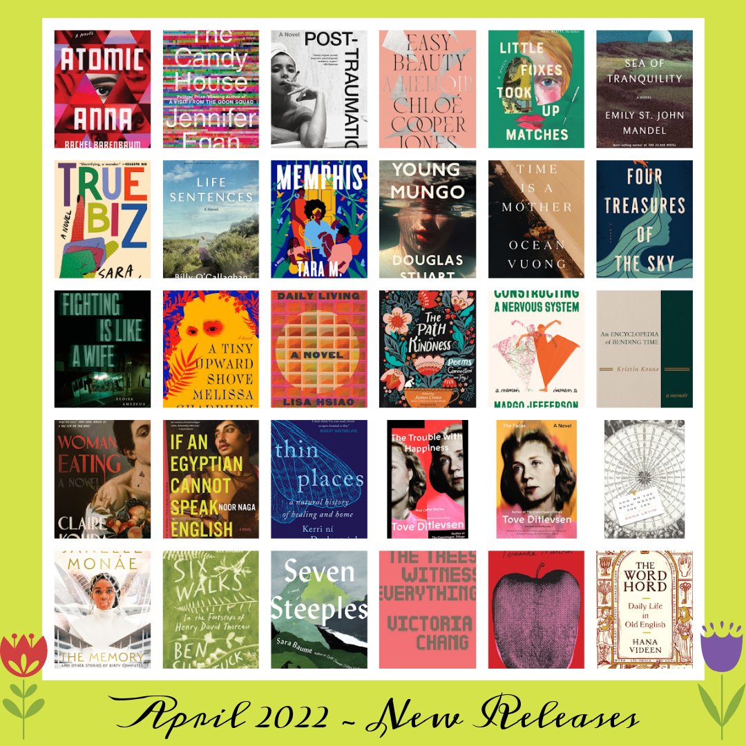 April 2022 new releases book covers