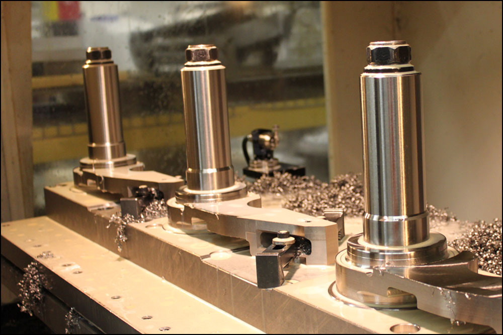 Machined Titanium components for the M777 Ultra-Lightweight Howitzer Cannon