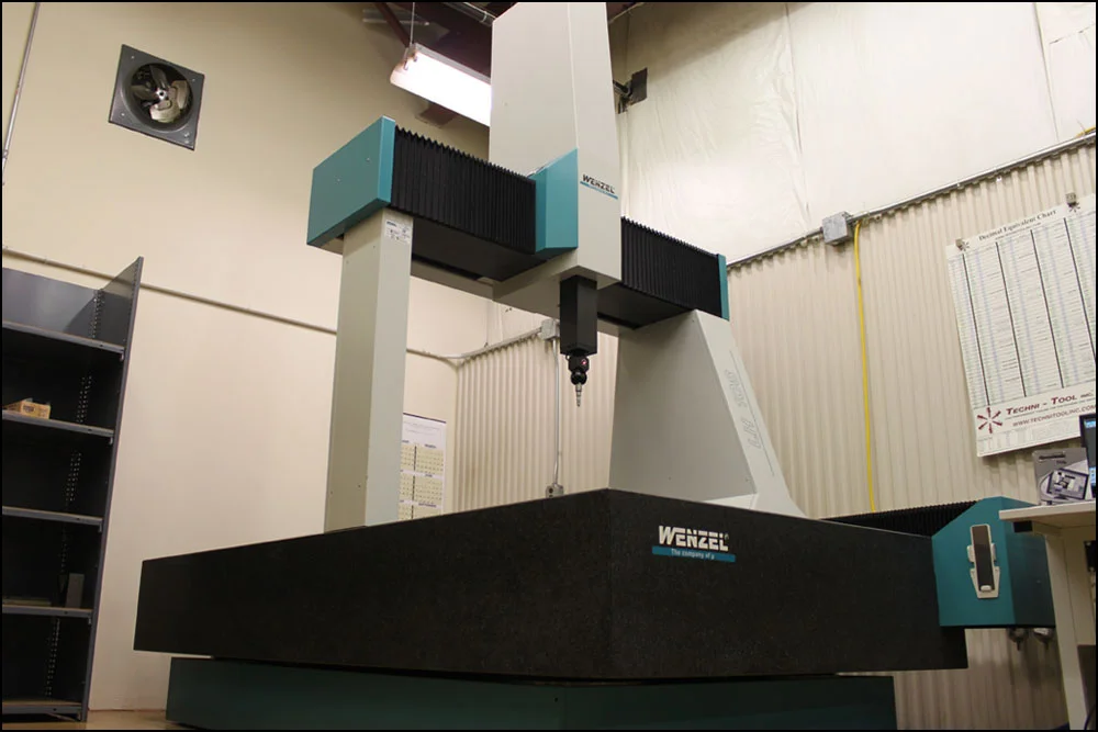 Our Wenzel LH108, with an effective measuring range of 1,000mm x 2,000mm x 800mm