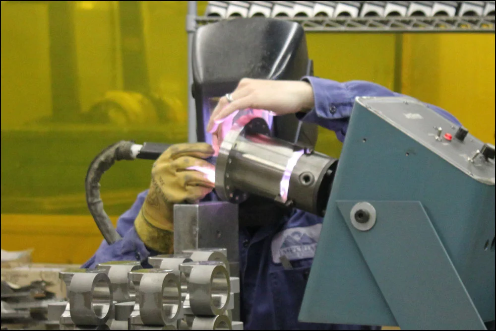 Waiting on Christian for photo of fancy new welding machine
