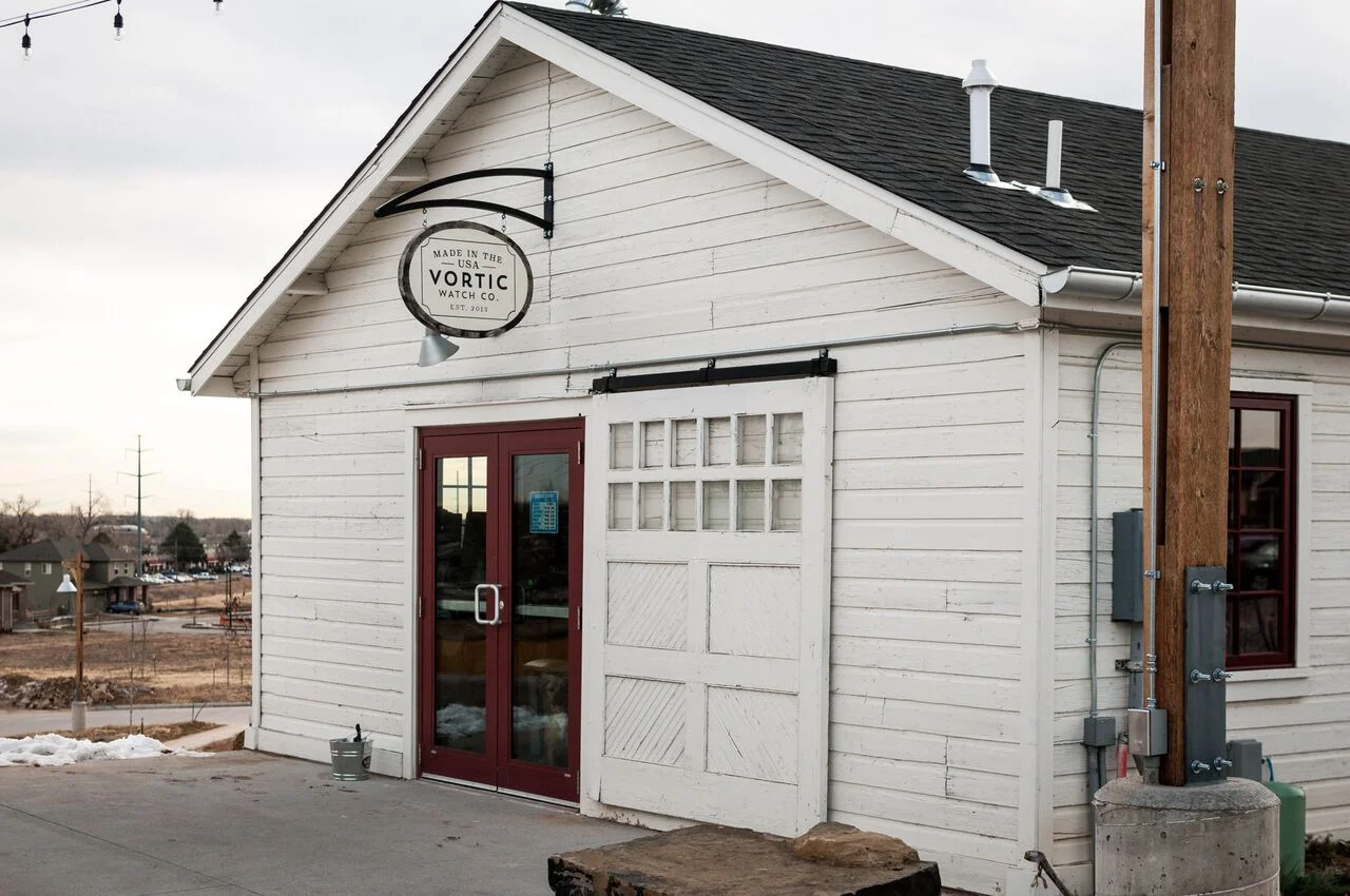 Vortic Watch Company's headquarters in Fort Collins, Colorado