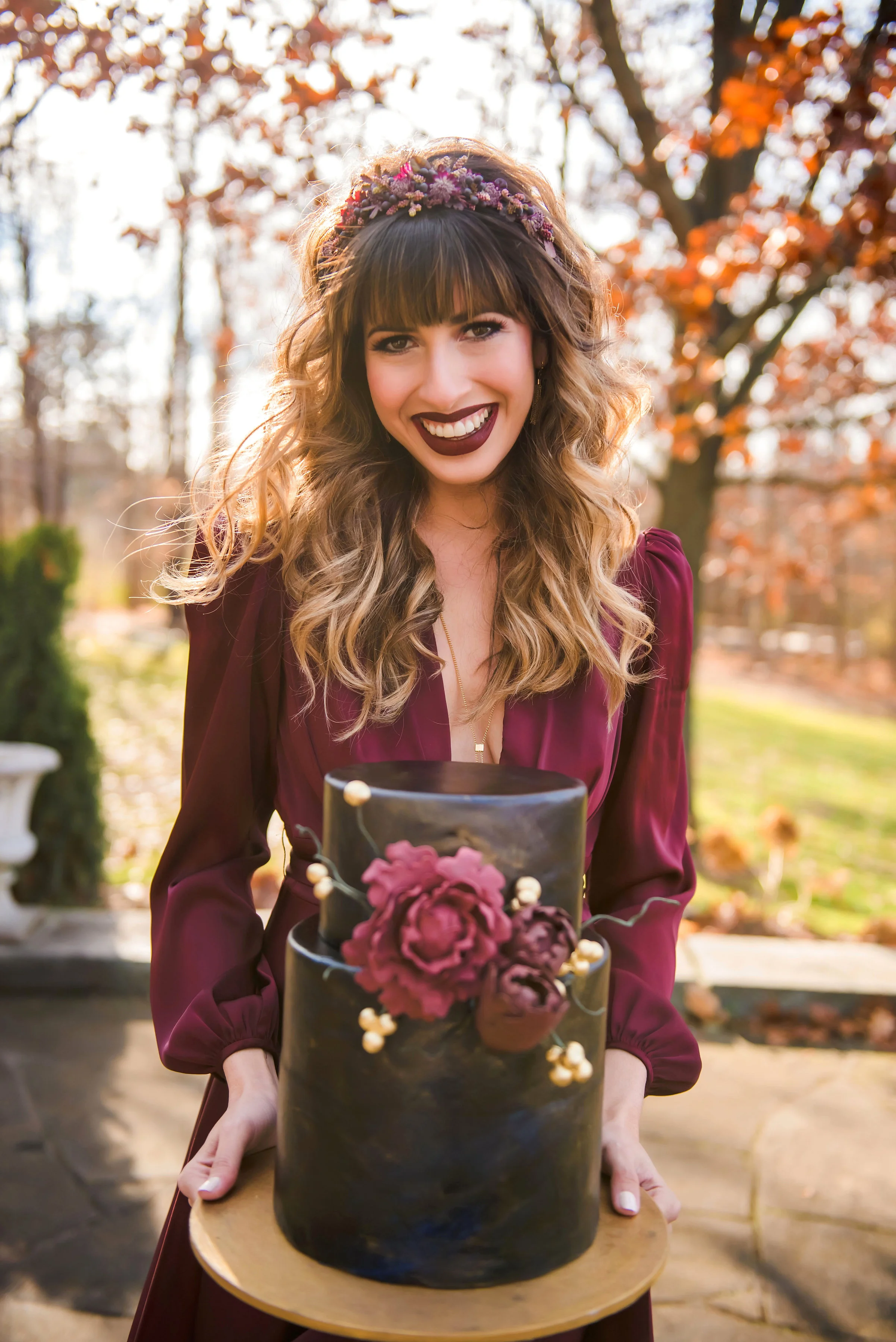Cake by Whisk and Crumb , Makeup by Jill Sollars 