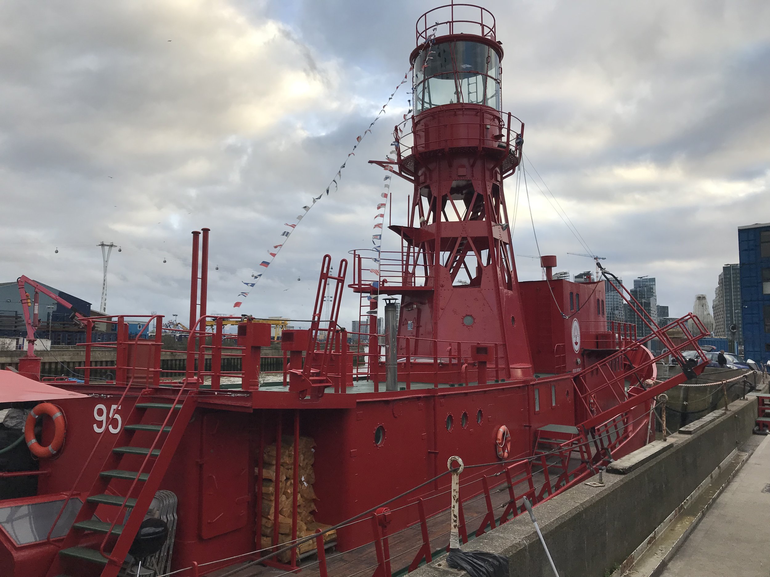 Lightship at Trinity Buoy Wharf