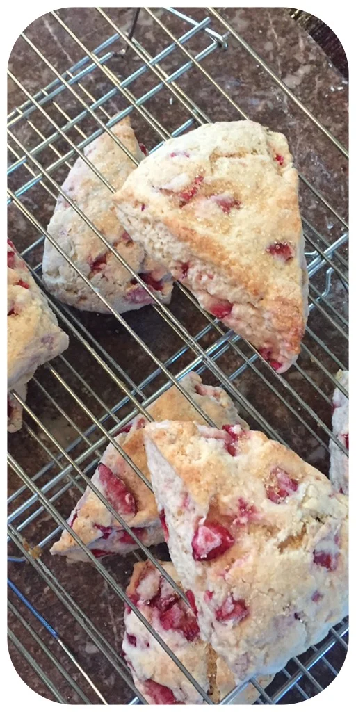 Strawberry Scones! 